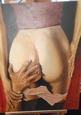 Dipinto olio tavola usato  Italia