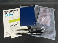 Rocketbook Smart Notebook Mini Tamanho 3.5x5.6" Azul Páginas de Notebook Reutilizáveis com Canetas, usado comprar usado Rocketbook Smart Notebook Mini Tamanho 3.5x5.6" Azul Páginas de Notebook Reutilizáveis com Canetas, usado comprar usado  Enviando para Brazil