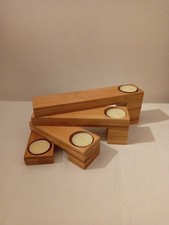 Wooden tealight candle for sale  LIVERPOOL