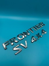 Conjunto de decalques placa de identificação emblema traseira cromada Nissan Frontier SV 4x4 fabricante de equipamento original 2005 - 2014 comprar usado  Enviando para Brazil