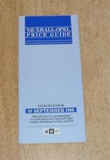 Vauxhall opel price for sale  FAREHAM