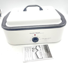 Horno tostador HAMILTON BEACH 18 QT. Horno de mesa de capacidad extra grande, blanco segunda mano  Embacar hacia Mexico