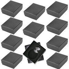 50 peças/lote caixas de relógio de bolso pretas estojo de presentes relógio fob caixas de armazenamento, usado comprar usado  Enviando para Brazil