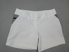 Shorts Adidas Feminino 6 Bermudas Brancas Casual Leve Conforto Logotipo 32x14 comprar usado  Enviando para Brazil