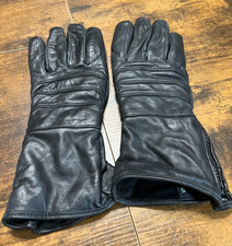 Luvas de motociclista vintage femininas tamanho pequeno forradas de couro, zíper lateral. Muito bom estado comprar usado  Enviando para Brazil