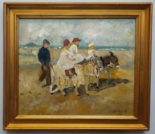 Tableau huile toile d'occasion  Montluçon