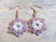 Beaded earrings handcrafted for sale  Seymour