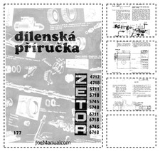 Zetor 47 57 67 Series Ciągniki Instrukcja serwisowa PDF na sprzedaż  PL