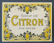 Ancienne étiquette citron d'occasion  Nantes-