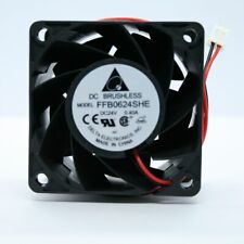 Original Delta 6cm 6038 24V 0.40A FFB0624SHE 60*60*38MM 2 lines fan comprar usado  Enviando para Brazil