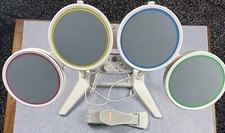 Usado, Conjunto de bateria Nintendo Wii Rock Band branca com pedal + jogo e baquetas 19092 FUNCIONANDO comprar usado  Enviando para Brazil