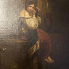 Acquaiola dipinto italiano usato  San Donato Milanese