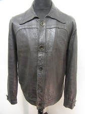 Vintage leather burton for sale  HALIFAX