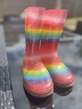 Rainbow sparkle wellington for sale  IPSWICH