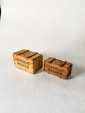 Two wooden advertising d'occasion  Expédié en Belgium