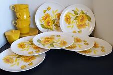 Vintage sunflower melamine for sale  South Saint Paul