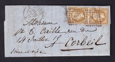 Lettre paire yvert d'occasion  Mortagne-au-Perche