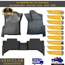 Tapetes de assoalho 3D/5D TPE para todas as condições climáticas para Toyota Hilux cabine dupla 2016 - 2025 (AUTOMÁTICO), usado comprar usado  Enviando para Brazil