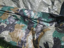 Camo tarp approximately for sale  HORSHAM