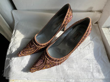 Farfalla beaded shoes. for sale  PENRHYNDEUDRAETH