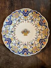 Earthenware plate signed d'occasion  Expédié en Belgium