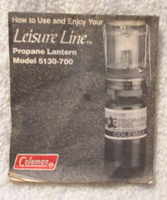 Vintage~Leisure Line~Propane Lantern~Model 5130-700~Pamphlet~1960 comprar usado Vintage~Leisure Line~Propane Lantern~Model 5130-700~Pamphlet~1960 comprar usado  Enviando para Brazil
