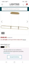 Berkley linear chandelier for sale  Dixon Springs