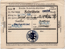 Railway ticket paper for sale  UK
