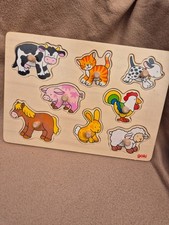 Steckpuzzle holzpuzzle tiere gebraucht kaufen  Gefell