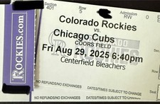 Chicago cubs colorado for sale  New York