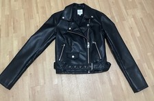 Lederjacke clockhouse schwarz gebraucht kaufen  Dortmund