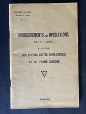 Document enseignements opérat d'occasion  Dun-sur-Meuse