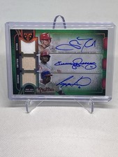 2024 Topps Triple Threads Scott Rolen Jimmy Rollins Ryan Howard relíquia autografada /18 comprar usado  Enviando para Brazil
