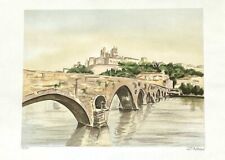 Zarou lithographie d'occasion  Mandelieu-la-Napoule