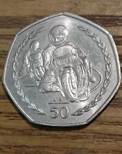 Rare 50p motorbike for sale  UK