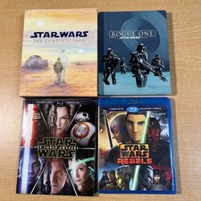 Star Wars The Complete Saga 9 Blu-ray DVD Set Collection 1-6 Movies + 3 Bonus, usado comprar usado  Enviando para Brazil