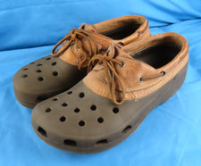 Crocs brown leather for sale  West Monroe