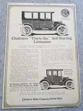 1911 chalmers motor for sale  Santa Maria