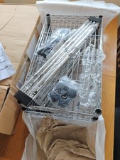 Amazonbasics shelfs metal for sale  DEESIDE