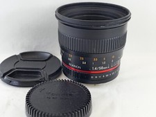 Lente Rokinon 50mm f/1.4 AS UMC para Canon comprar usado  Enviando para Brazil