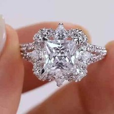 3.4ctw princess cut for sale  ALDERSHOT