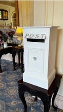 Postbox wooden white for sale  SOUTHEND-ON-SEA