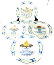 Dessert plates dick for sale  Saint Petersburg