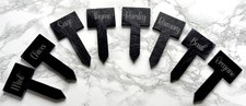 Personalised slate herb for sale  KINGSBRIDGE