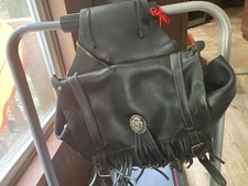Black leather fringed for sale  Goochland