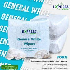 White cleaning rags for sale  LONDON