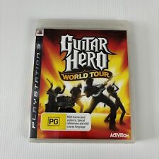 Guitar Hero World Tour PS3 PlayStation 3 completo com postagem manual rastreada grátis comprar usado  Enviando para Brazil