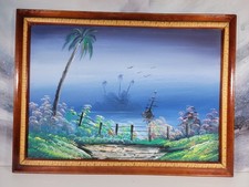 Vtg framed painting for sale  Aurora
