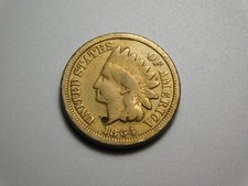 MONEDA DE COLECCIÓN GUERRA CIVIL EE. UU. CENTAVO CABEZA INDIA 1864 segunda mano  Embacar hacia Mexico