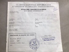 Documento prima legione usato  Imola